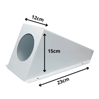 Gabinete Camara Chapa Pared S/Vidrio 23X12X15
